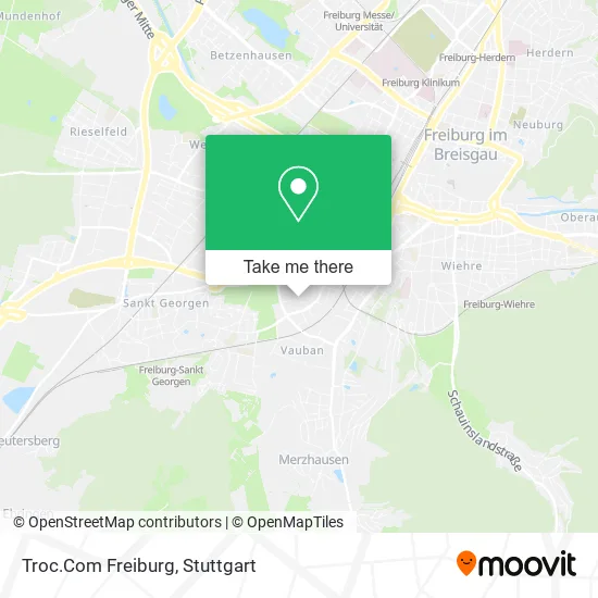 Карта Troc.Com Freiburg