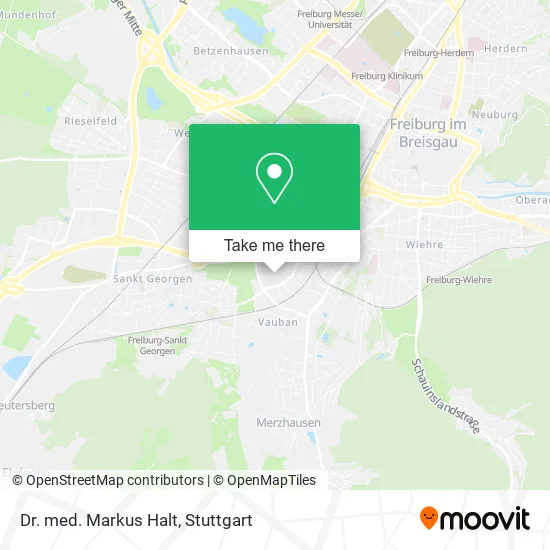 Карта Dr. med. Markus Halt