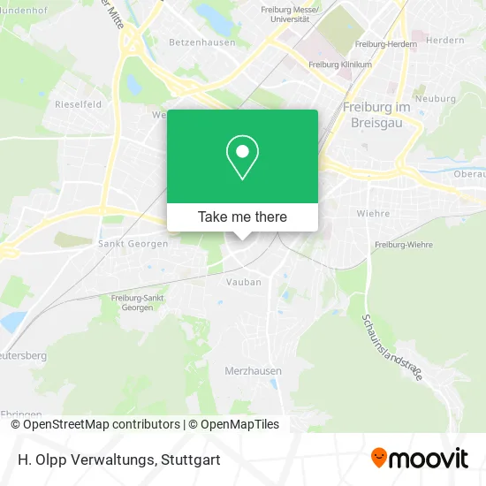Карта H. Olpp Verwaltungs