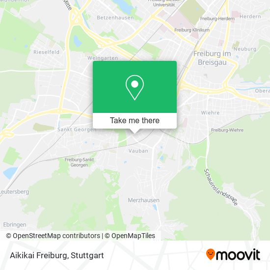 Aikikai Freiburg map