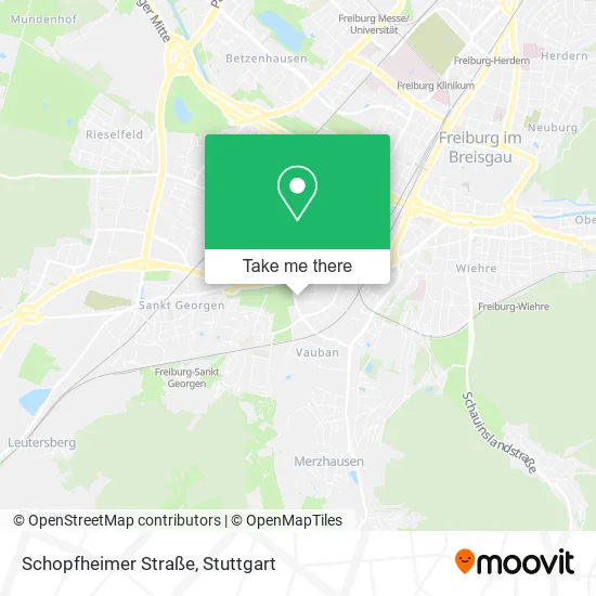 Карта Schopfheimer Straße