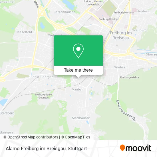 Карта Alamo Freiburg im Breisgau