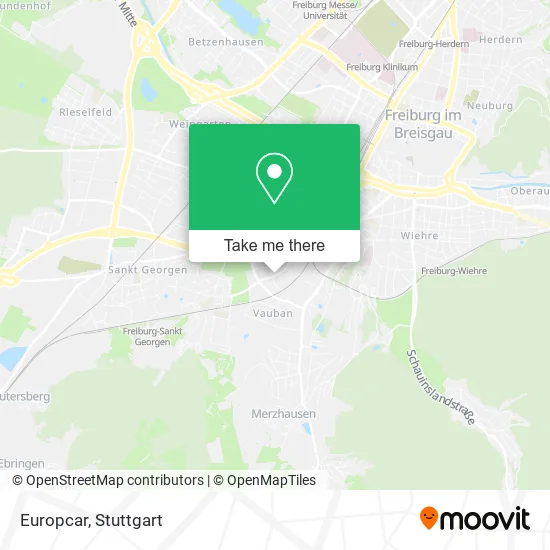 Карта Europcar