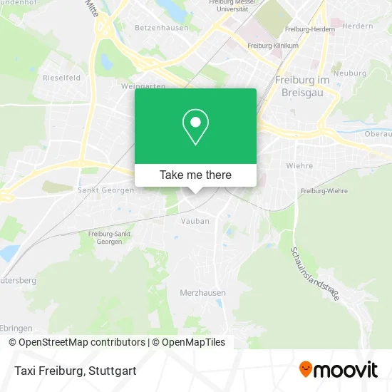 Карта Taxi Freiburg