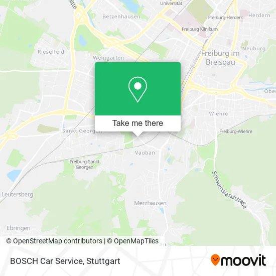 Карта BOSCH Car Service