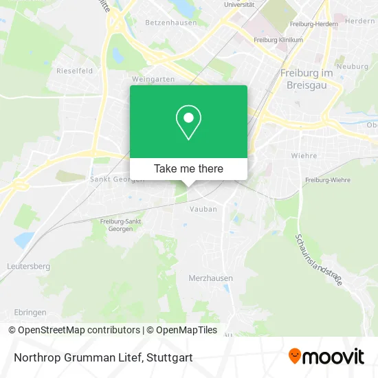 Northrop Grumman Litef map