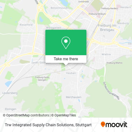 Карта Trw Integrated Supply Chain Solutions