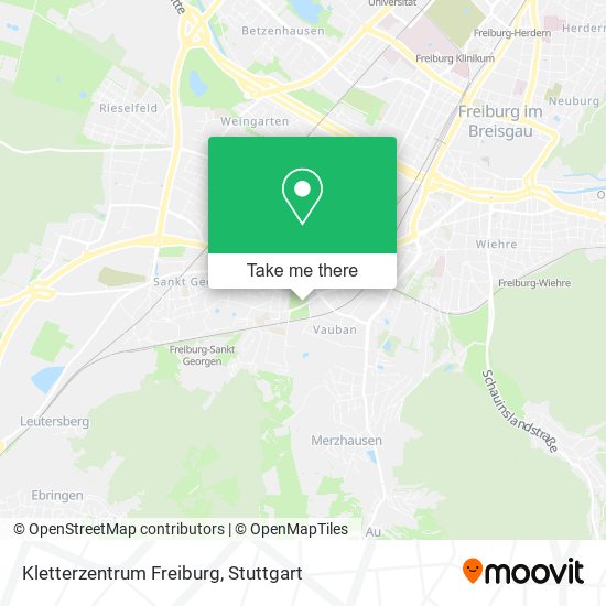 Kletterzentrum Freiburg map
