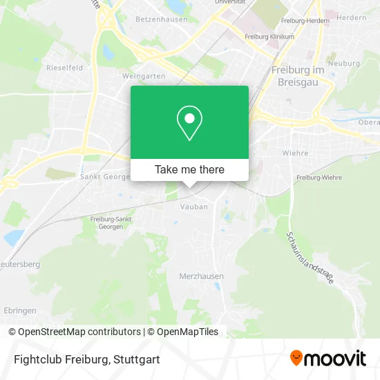 Карта Fightclub Freiburg