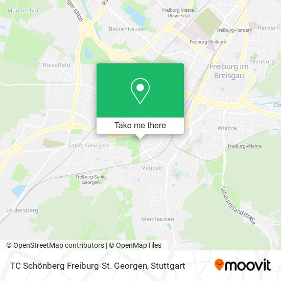 TC Schönberg Freiburg-St. Georgen map