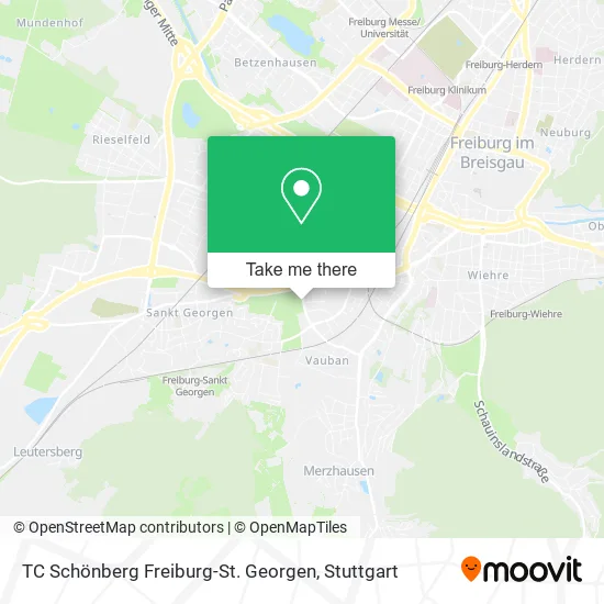 Карта TC Schönberg Freiburg-St. Georgen