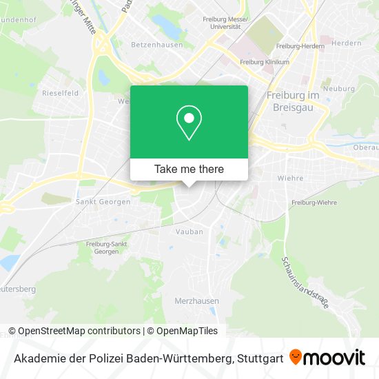 Akademie der Polizei Baden-Württemberg map