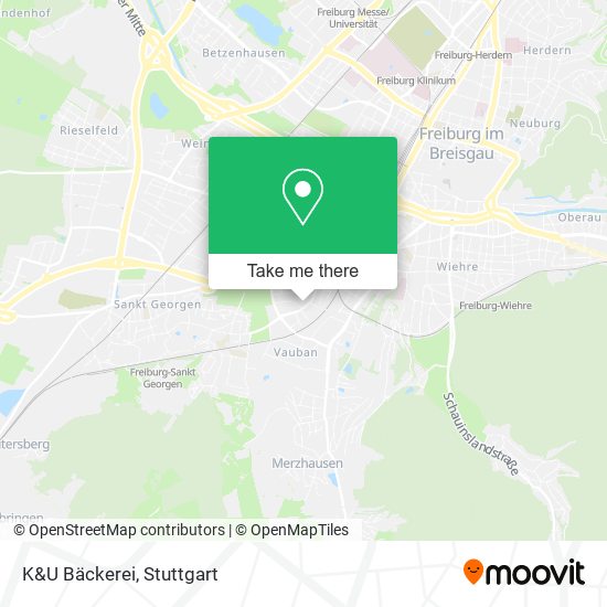 K&U Bäckerei map