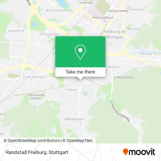 Randstad Freiburg map