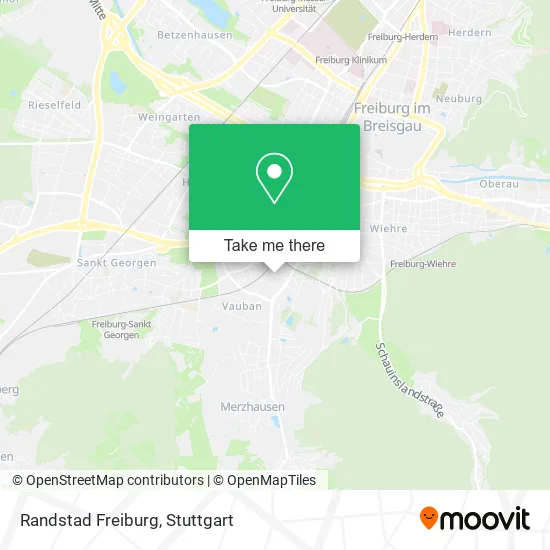 Карта Randstad Freiburg