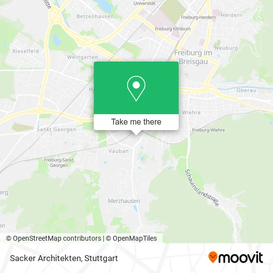 Карта Sacker Architekten