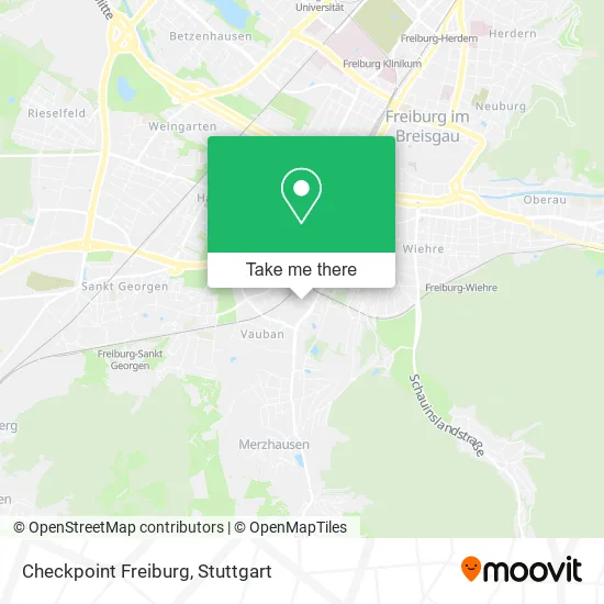 Карта Checkpoint Freiburg