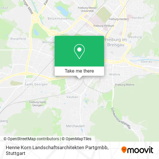 Карта Henne Korn Landschaftsarchitekten Partgmbb