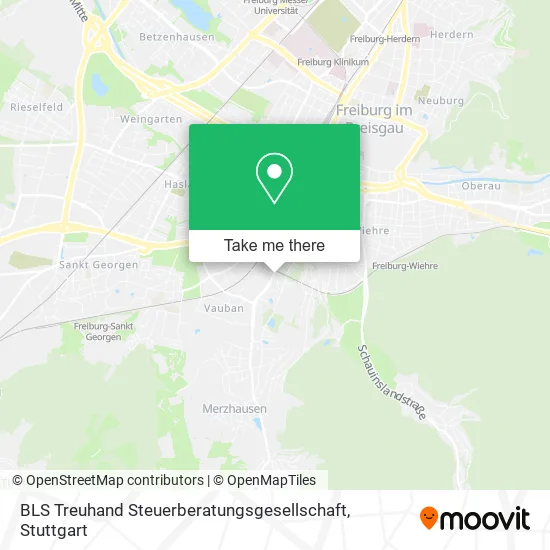 Карта BLS Treuhand Steuerberatungsgesellschaft