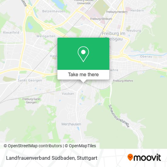 Landfrauenverband Südbaden map