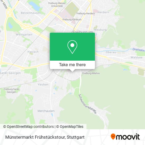 Карта Münstermarkt Frühstückstour
