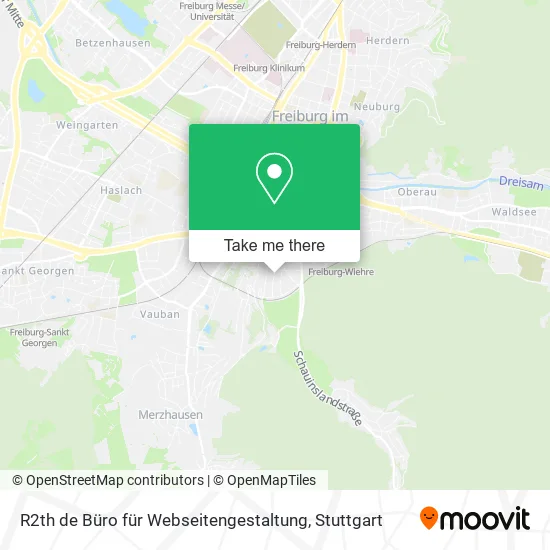Карта R2th de Büro für Webseitengestaltung