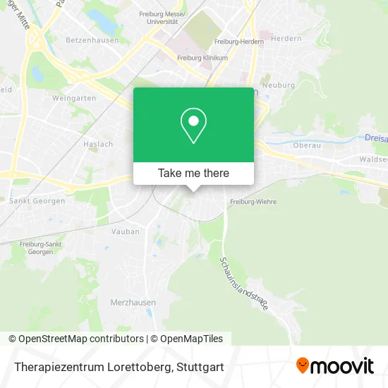 Карта Therapiezentrum Lorettoberg