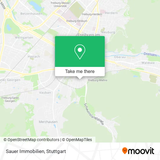 Карта Sauer Immobilien