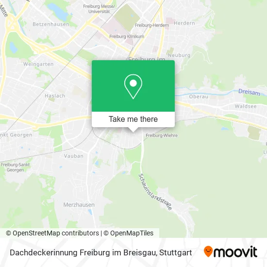 Карта Dachdeckerinnung Freiburg im Breisgau