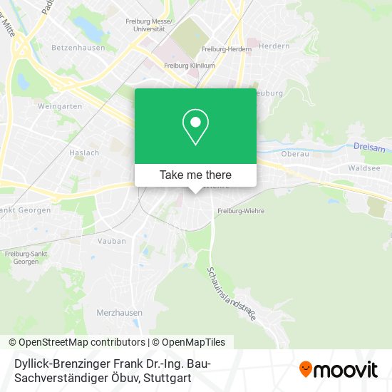 Dyllick-Brenzinger Frank Dr.-Ing. Bau-Sachverständiger Öbuv map