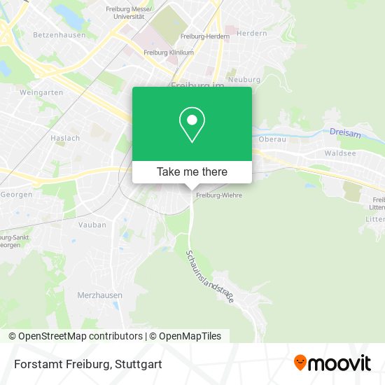 Карта Forstamt Freiburg