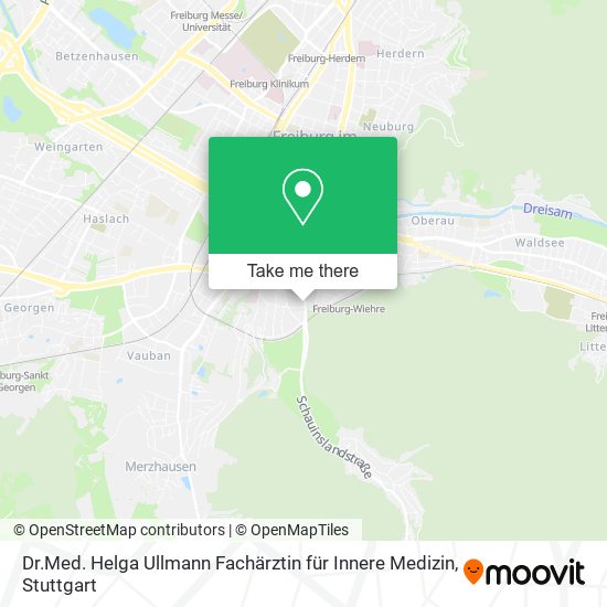 Dr.Med. Helga Ullmann Fachärztin für Innere Medizin map