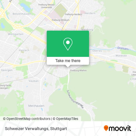 Schweizer Verwaltungs map