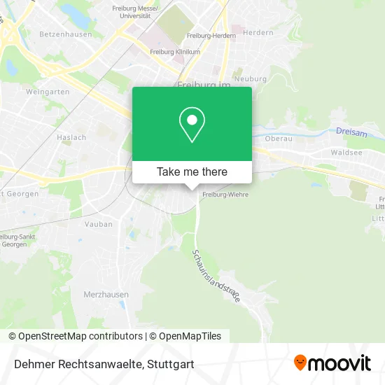 Карта Dehmer Rechtsanwaelte