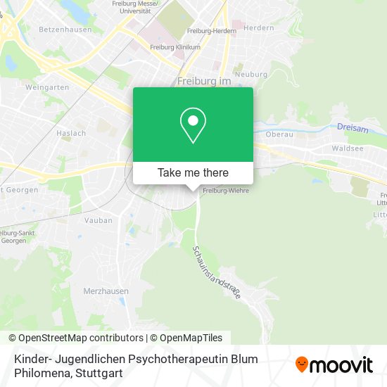 Kinder- Jugendlichen Psychotherapeutin Blum Philomena map