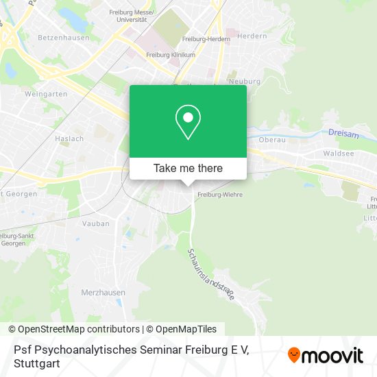 Карта Psf Psychoanalytisches Seminar Freiburg E V