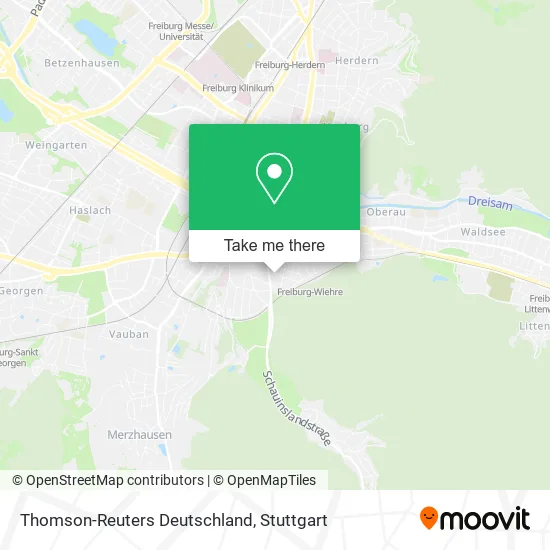 Карта Thomson-Reuters Deutschland