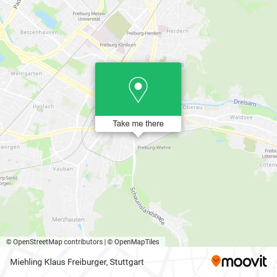 Карта Miehling Klaus Freiburger
