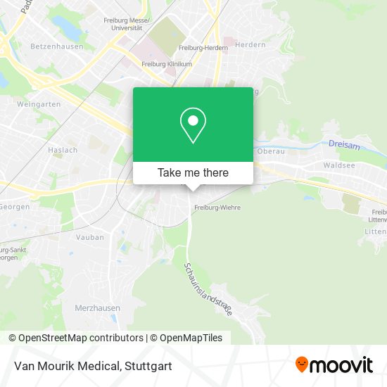 Van Mourik Medical map