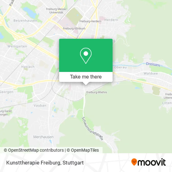 Карта Kunsttherapie Freiburg