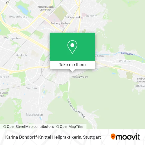 Карта Karina Dondorff-Knittel Heilpraktikerin