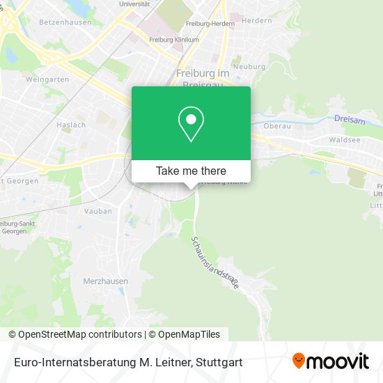 Euro-Internatsberatung M. Leitner map