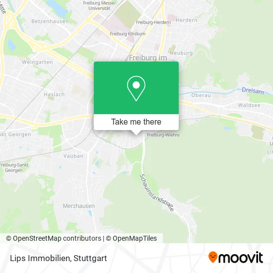 Карта Lips Immobilien