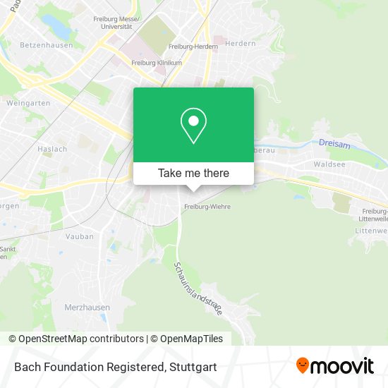 Bach Foundation Registered map