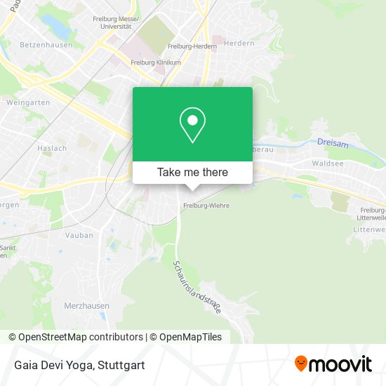 Gaia Devi Yoga map