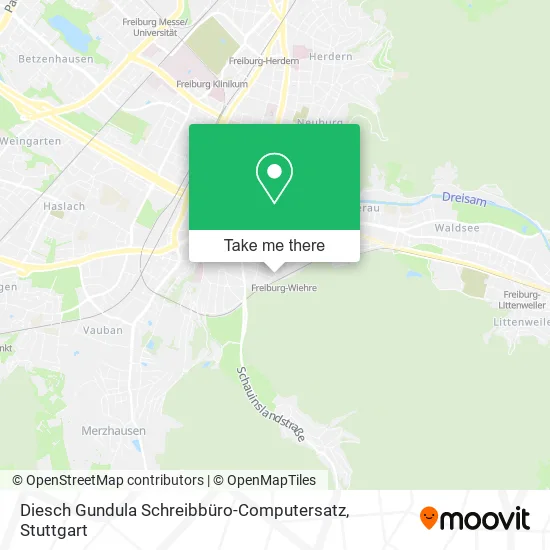 Карта Diesch Gundula Schreibbüro-Computersatz