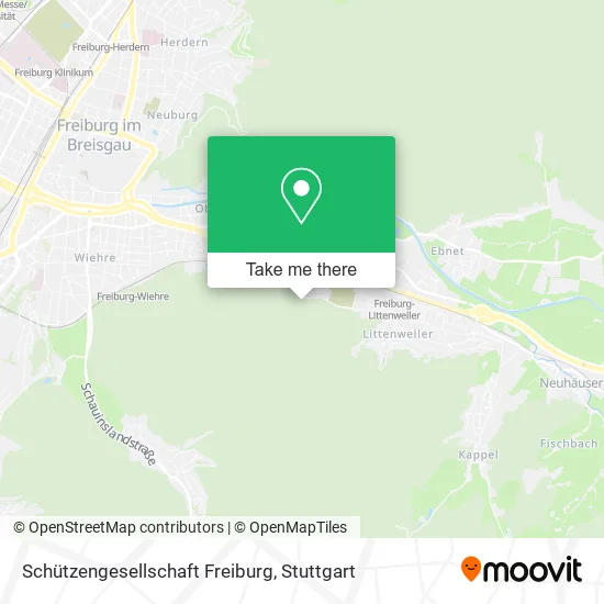 Карта Schützengesellschaft Freiburg