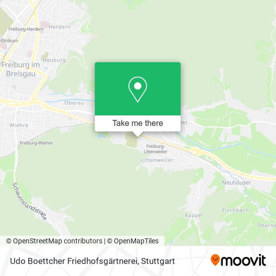 Udo Boettcher Friedhofsgärtnerei map