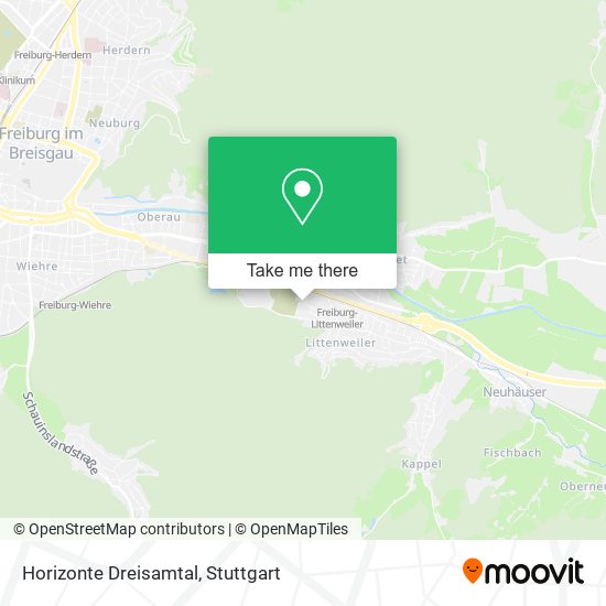 Horizonte Dreisamtal map
