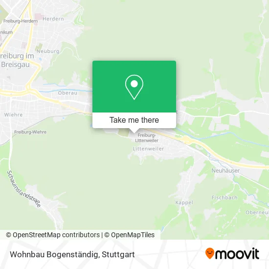 Карта Wohnbau Bogenständig